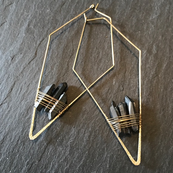 Beautiful lightweight crystal earrings - Picture 5 of 7